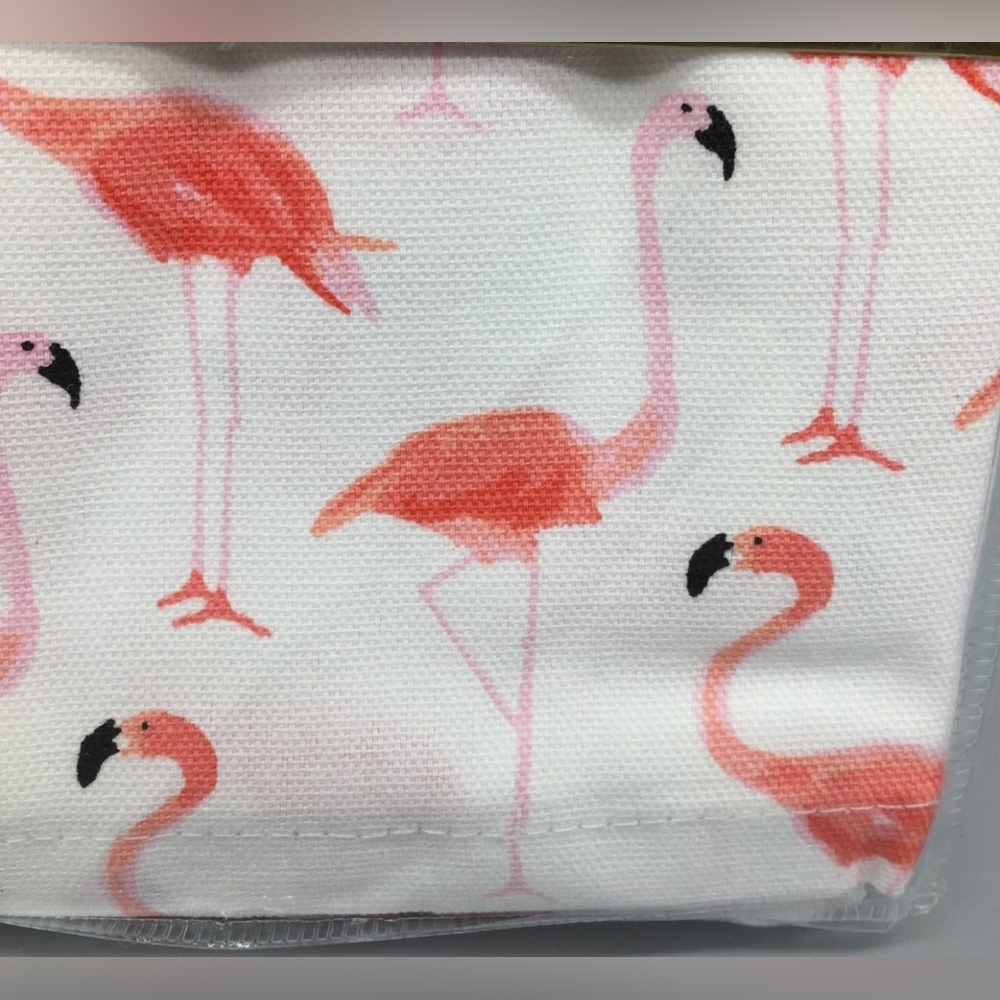 Kate Spade “Strut Your Stuff” Flamingo 100% Cotton Napkins Set 4 NIP - Picture 2 of 5